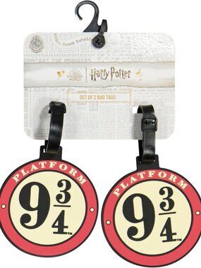 Harry Potter Platform 9-3/4 Luggage Tags - Fun Travel Accessories, Multi-Color